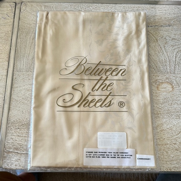 Between The Sheets Other - Between The Sheets Standard Sham 21x27 Chardonnay NWT
